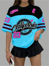 2025 No. 23 Star Letters 3D Print, Breathable Short-Sleeve Crew Neck Quick-Drying Shirt