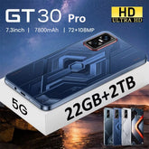2025 nouveau Pad GT30 Pro tablette PC 7.3 pouces HD 4K Android 14 16GB + 1TB 7800mAh batterie 4G 5G double carte Sim WiFi GPS