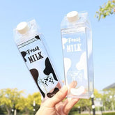 Bouteille de café vide imprimée réutilisable de 500ml, pour le stockage des boissons, récipient Durable anti-fuite, accessoire de boisson écologique