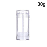Handmade twisted round deodorant tube, 15/30/50/75g, bottom refill, empty blush stick, refill stick, travel deodorant container