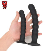 Jouets sexuels pour hommes et femmes, Plug Anal, masseur de Prostate, produits sexuels, stimulateur Vaginal avec ventouse forte, gode en perles de Silicone