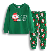 Ensemble haut et pantalon imprimés de noël pour enfants, vêtements pour garçons et filles, vêtements de maison pour fête de noël, ensembles mignons pour enfants, Costumes de Cosplay