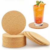 Sous-verres ronds en liège naturel, 10 pièces, tapis en bois, durables, antidérapants, pour thé, café, tasse, porte-boissons, décoration de Table, fournitures pour la maison, bricolage