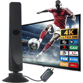 Antenne Smart TV pour l'extérieur et l'intérieur, TV numérique HDTV améliorée, amplificateur de signal, prise en charge de plus de 2024 Beauté, 450, 4K, 1080p, 9.84 pieds