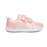 Barefoot Artificial Leather Shoes for Boys and Girls, Lightweight, Wide, Minimalist, Fashionable Sneakers with Hook Buckle, Walking Flats