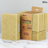 Sisal microfiber sponges for dishes, eco-friendly plant-based sponges, natural fiber, books, grill, kitchen accessories, 5 pieces, 10 pieces