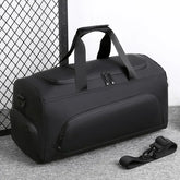 Sac de sport, sac à main de grande capacité, sac polochon de voyage portable, multi-compartiments avec rangement de chaussures, parfait pour les vacances, la salle de sport