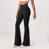 Premium Yoga Leggings, High-Waisted Slim Yoga Pants, Wide-Leg Breathable Bottoms, Casual Gym Sport Bell Leggings for Women
