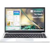 14.1-inch Windows 11 Pro Laptop, Core i7-7500U, 12GB RAM, 1TB HDD, 2TB SSD, Office/Study Laptop