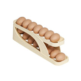 Sliding-type egg box, automatic double egg roller, refrigerator side door, egg storage, kitchen countertop, egg holder