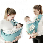Enveloppement pour bébé, écharpe pour nouveau-né, double usage, couverture d'allaitement pour nourrissons, tissu en maille, porte-allaitement jusqu'à 130 lb (0-36M)
