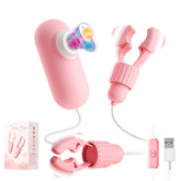 Sex toys for women, Breast massager, 12 frequencies, Nipple clamps, Clitoral clamp, Nipple vibrator, Clitoral stimulation