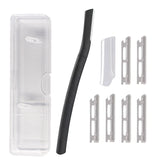 Eyebrow razor kit, beard trimmer, dermaplaning tool, shaper, facial razor for beard and mustache, with 6 sets of blades