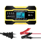 5A Car Battery Charger, 12V/24V Smart Battery Charger, Automatic Maintenance with Temperature Compensation for Truck Mower