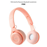 Bluetooth 5.0 Headset, Foldable Wireless Sports Earphones, Gaming Headphones, On-Ear Headset for Android and iOS