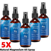 Spray d'huile essentielle de magnésium 5X, adoucit et lisse la peau pour le dominisme et un meilleur sommeil pour tous les âges