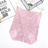 Women's High-Waisted Lace Panties Floral Underwear M-3XL Girls' Sexy Panties Ladies Lace Briefs Hot Lingerie