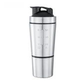 Stainless steel protein shaker cup, portable fitness sports cup, nutrition shakers, water bottles, water cup, portable shakers
