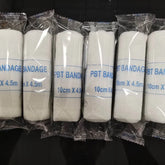 5-10 rouleaux/Lot 10cm x 4.5m PBT pansement élastique trousse de premiers soins rouleau de gaze pansement médical soins d'urgence pansement