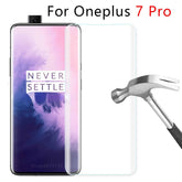 Verre de protection pour oneplus 7 pro protecteur d'écran en verre trempé sur one plus 7 pro 7pro accessoires en verre film de téléphone sécurité 3d