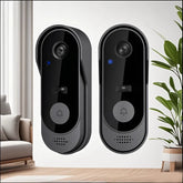 Tuya sonnette avec caméra sans fil Bundle vidéo sonnette WIFI HD téléphone extérieur porte cloche caméra sécurité vidéo interphone IR nuit