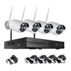 Household 4-way Wireless Monitoring System Set