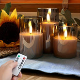 Remote Control Set LED Electronic Candle Light, Holiday Romantic Atmosphere Decorative Lamp, Smokeless Electronic LED Candle, Wedding, Proposal, Christmas, Valentine's Day, Company Party