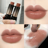 1pc, Dewy Glossy Lipstick, Long-Lasting & Non-Sticky, Mirror Shine Lip Gloss, Moisturizing, Perfect For Daily Use & Mother's Day Gift, Red-Brown Shades