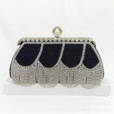 Heavy Industry Tassel Dinner Clutch Chinese Style