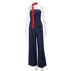 Fashion Denim Tube Top Women's Loose
