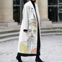 Women's Fashion Casual Wool Coat