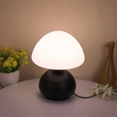 1pc Simple Creative Retro Ball Column Base Mushroom Table Lamp, USB Plug-in, Three Colors, Switchable and Infinite Dimming, Desktop Decorative Lamp, Night Light, Gift Lamp, Suitable for Bedroom, Study, Dormitory, Living Room,