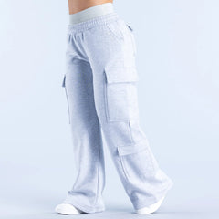 Straight-leg Pants Cargo Pocket Loose