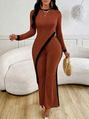 Women's Suit Women's Pants Color Blocking Suit
