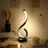 1pc Modern USB Three-Color Dimming Iron Table Light, Simple Desktop Decorative Lamp with Adjustable Brightness