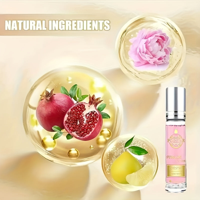 Long-lasting Women's perfume, luxurious and unique floral-fruity fragrance, makes you more confident every day, enhances emotions between opposite sexes. The compact portable perfume is suitable for dates and parties, it is a