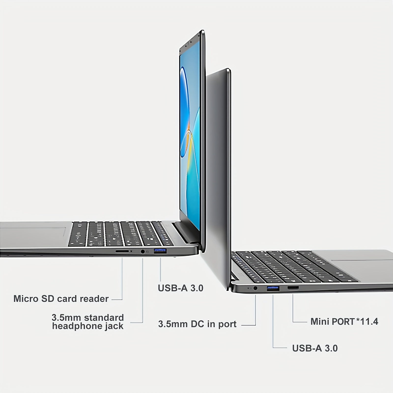 Newest 15.6 FHD Student Laptop Computer, Person PC Work Notebook Computers For College Students, Intel Celeron Dual Core Processor Up To 2.60GHz, 8GB RAM, 256GB SSD, Webcam, Slim Portable Laptops, 15.6 Inch Full HD IPS Displa