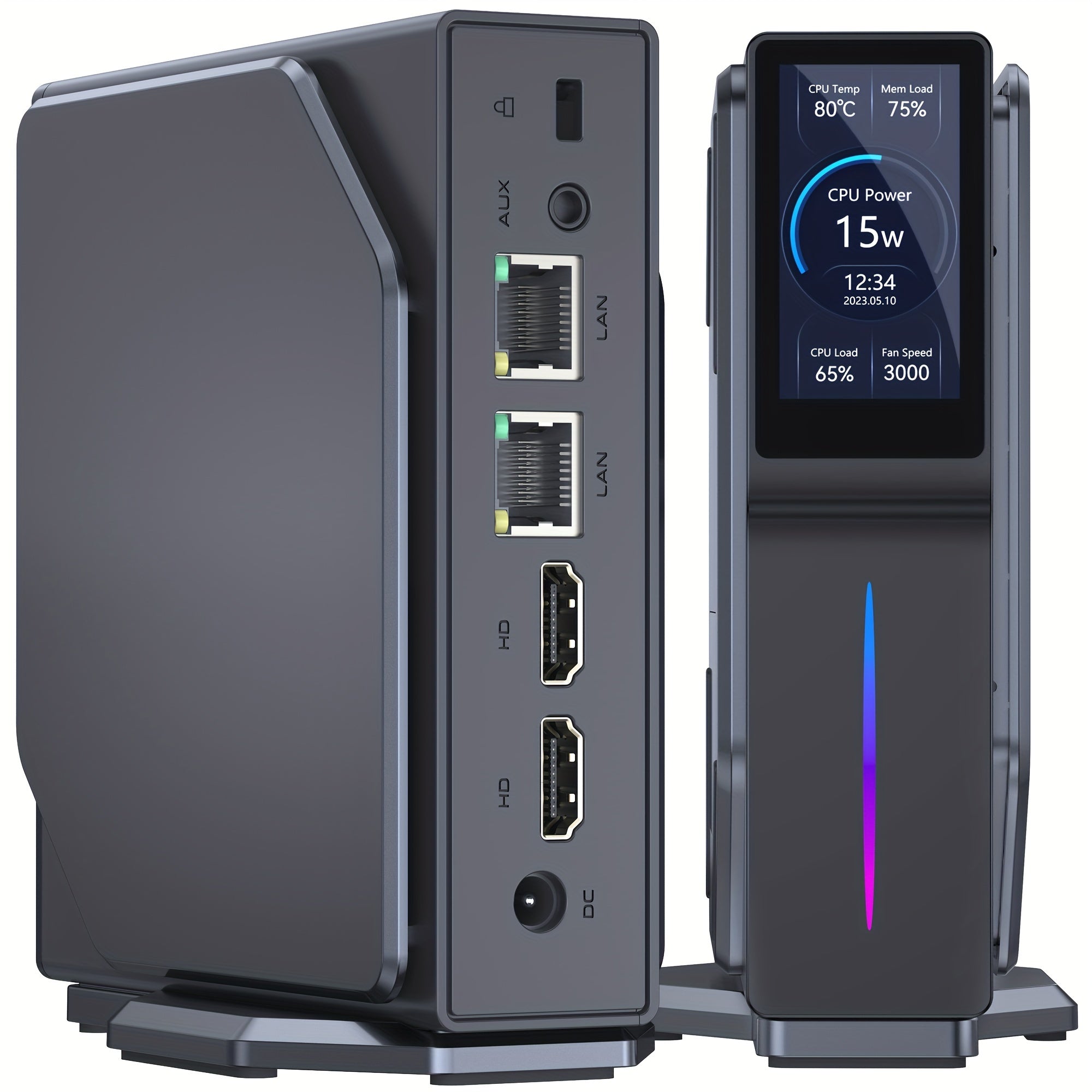 ACEMAGIC S1 Mini PC 12th Generation Alder Lake N100 16GB DDR4 RAM 512GB SSD Windows 11 4K UHD WiFi5 BT4.2 Mini Desktop PC Commercial Home
