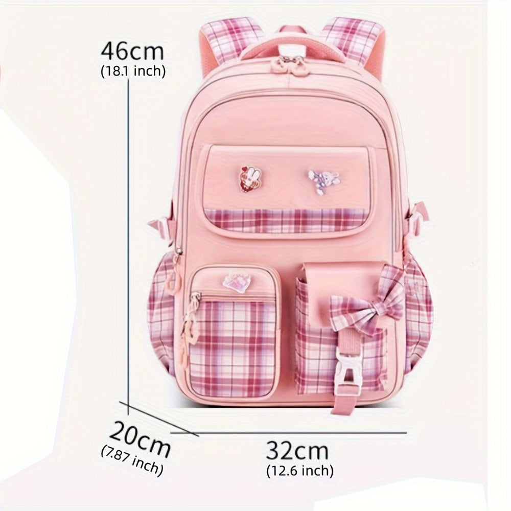 Girls Backpack for Girls Cute School Backpacks for Girls Kindergarten Elementary Preschool Middle Kids School Bag