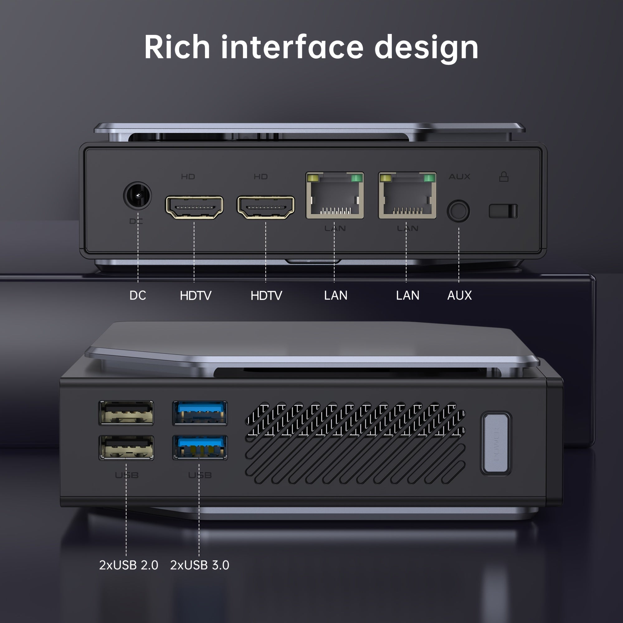ACEMAGIC S1 Mini PC 12th Generation Alder Lake N100 16GB DDR4 RAM 512GB SSD Windows 11 4K UHD WiFi5 BT4.2 Mini Desktop PC Commercial Home