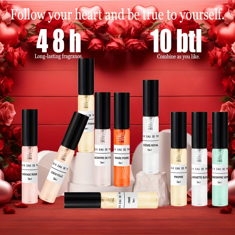 20 Pack Perfume Gift Set For Woman, Perfume De Hombre Set, 0.17oz Mini Perfume, Travel Perfume, Long-lasting Fragrance, Floral Oriental Fruity Fougere Green Chypre Aromatic New Year Perfume Gift Must Haves Cheap Girly Stuff U
