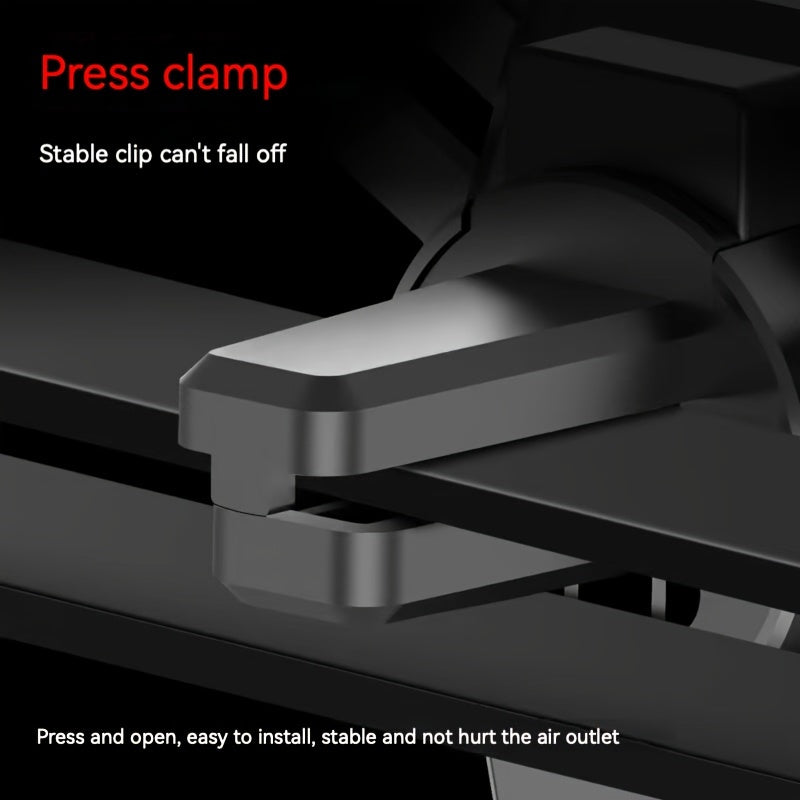 Car Navigation Mobile Phone Holder Car Air Outlet Anti Shaking Gravity Car Holder Factory Mobile Phone Holder