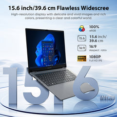 CHUWI HeroBook Plus Windows 11 Laptop, 15.6" 1920*1080 FHD IPS Display, 8GB DDR4 256GB SSD 1TB SSD Expand, Intel N4020, HD Interface, RJ45, 2.4G/5G WiFi, Webcam, USB-A, Type-C, Headphone Jack, NoteBook Computer