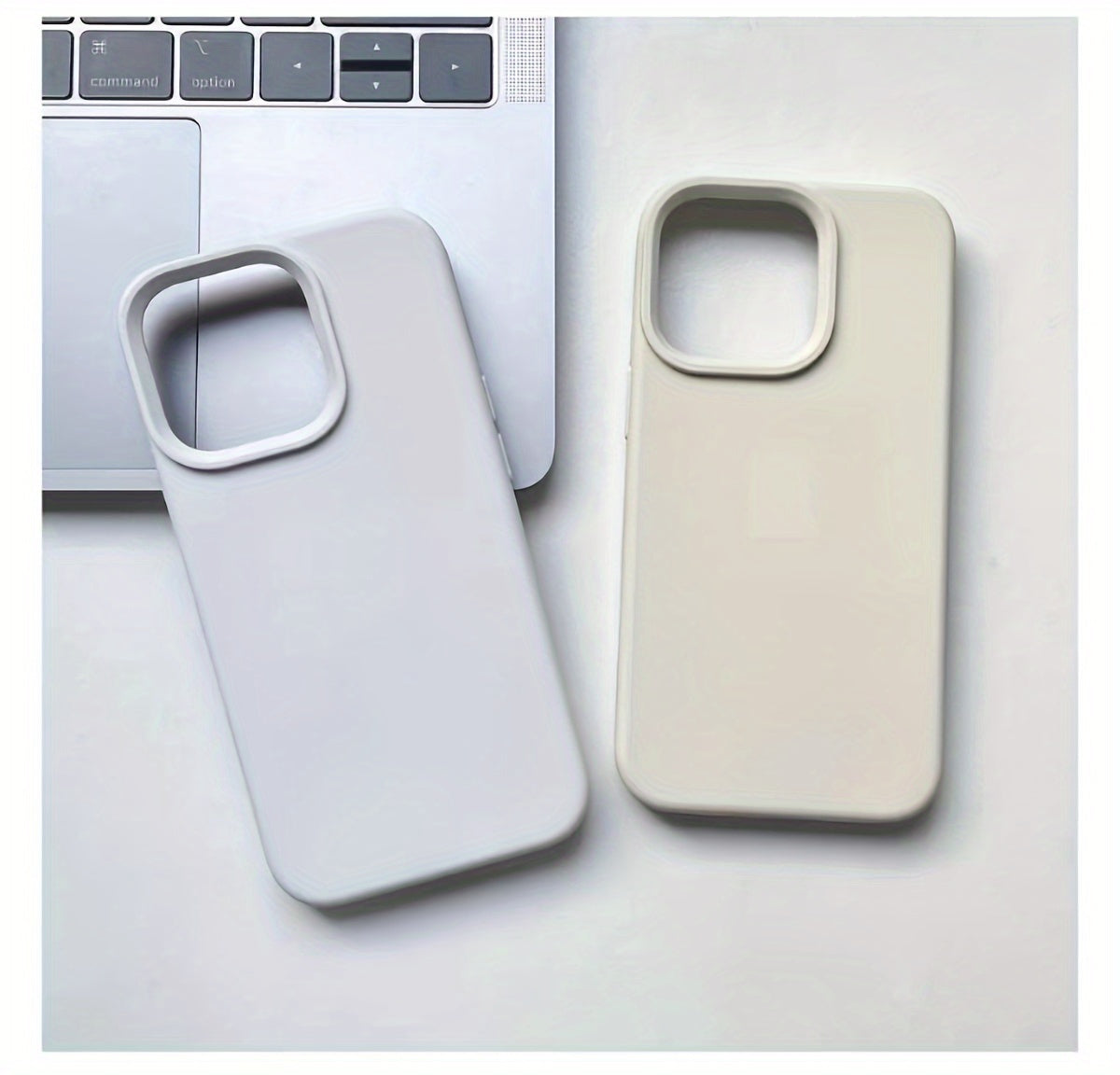 Premium Liquid Silicone Phone Case - Durable &amp; Shockproof Protection for iPhone Series - Anti-Slip, Flexible, and Slim-Fit Design