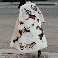 Women's Fashion Casual Wool Coat