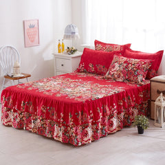 Simmons reversible bed skirt bedspread bed cover