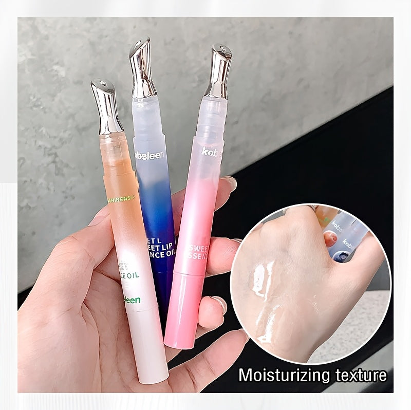 Hydrating Berry-Infused Lip Gloss - Moisturizing & Shiny Finish, Long-Lasting Nourishing Lip Oil for All Skin Types, Perfect Valentine's Day Gift