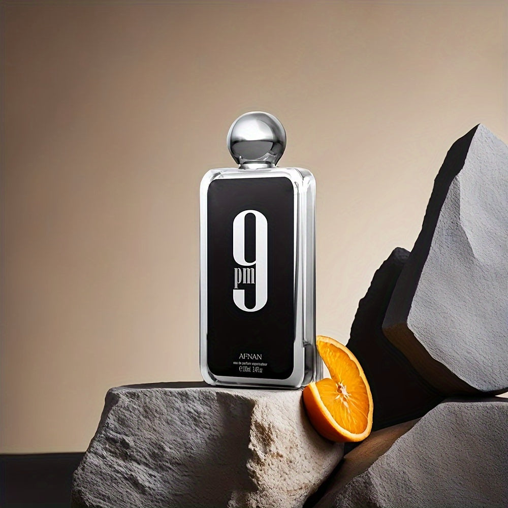 100ML (3.4 OZ) 9PM EDP Men's Perfume - Invigorating Peppermint Scent, Long-Lasting Fragrance, Seductive Dating Charm Cologne for Men and Women - Everyday Wear, Perfect Gift