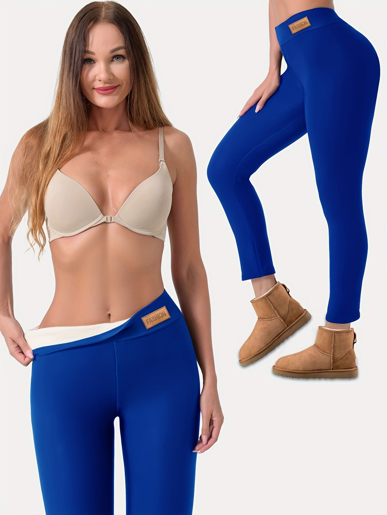 One Piece Hot Selling Winter Thick Warm Women's Pants, High Waisted Warm Women's Pants, Tight Pants