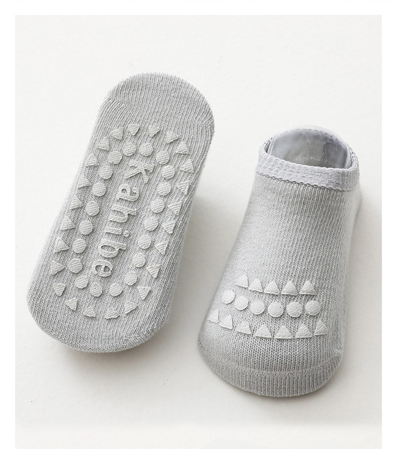 Ensemble de chaussettes et genouillères pour bébé, pour filles et garçons, couleur unie, antidérapantes, sécurité pour enfants rampantes, protection des jambes et des genoux
